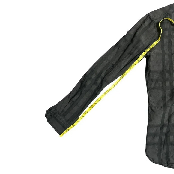 Burberry Button Down Grey  Shirt Size Small - Picture 7 of 10